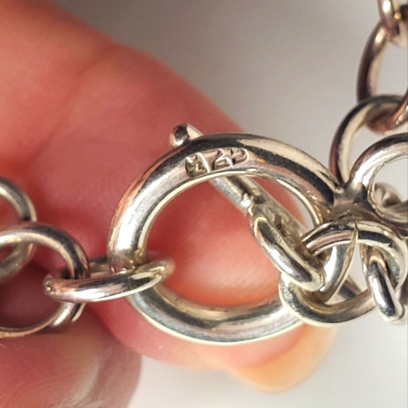 NECKLACE -925 sterling silver necklace- - Picture 6 of 8